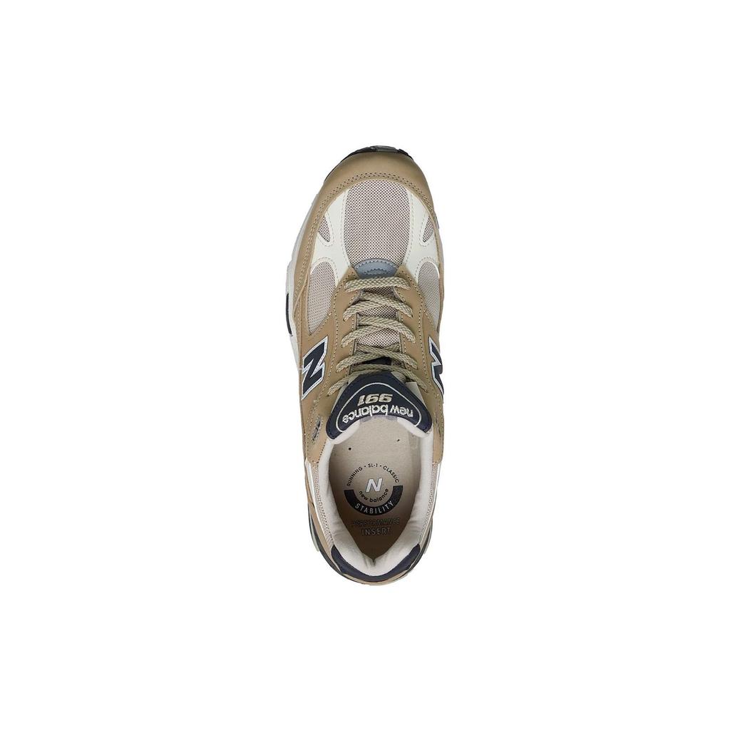 New Balance Мужские кроссовки 991 Made in England Elm Brown Rice M991BTN