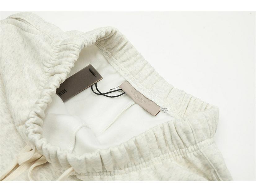 Мужская бархатная худи FOG Essentials свободного кроя с двойной строчкой, модный американский принт, подходит для пар