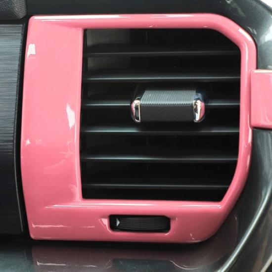 Center Console Side Air Vent Outlet Cover fit Bezels For Ford F150 -22 Pink