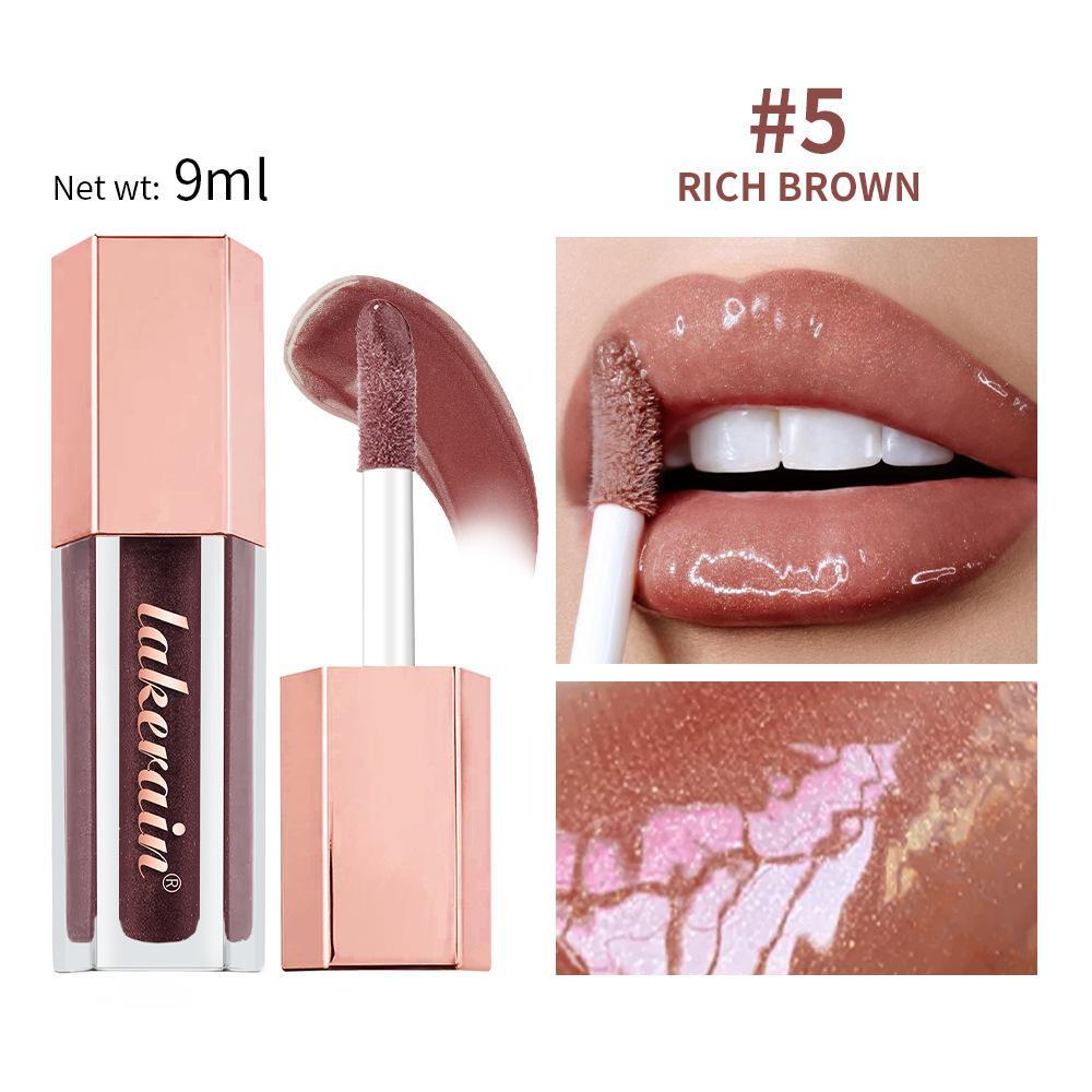Lip Mud Lip Glaze, водянистые и увлажняющие пухлые губы, зеркальный блеск для губ с микроблестками, Lip Glaze, Lip Gloss
