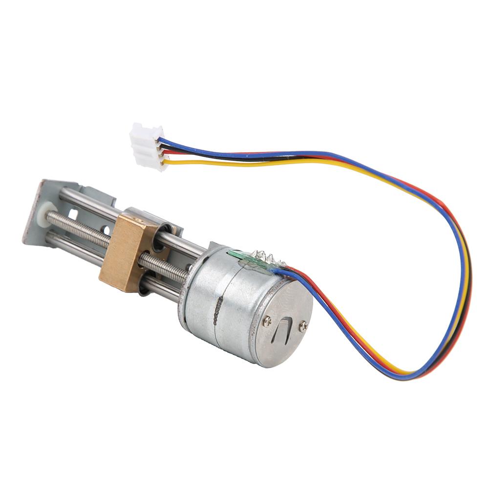 Stepper Motor Mini Linear Screw Nut Slider 2‑Phase 4‑Wire for DIY Small Sliders 20mm
