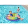 Bouée Gonflable - BESTWAY - Rainbow - Diamètre 119 Cm - Multicolore - Pour Enfants À Partir De 6 Ans