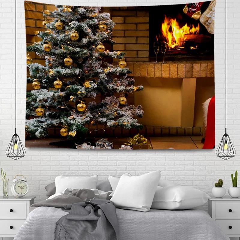 Рождественская серия Подвесной тканевый гобелен