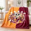 Galatasaray Flannel Throw Blanket Soft Warm Cozy For Sofa Bed Indoor Home Bedroom Use