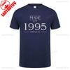 Retro Style 1995 Cotton T Shirt Vintage 90s Summer Short Sleeve Comfortable Unisex Round Neck Tee Casual Graphic Breathable Top