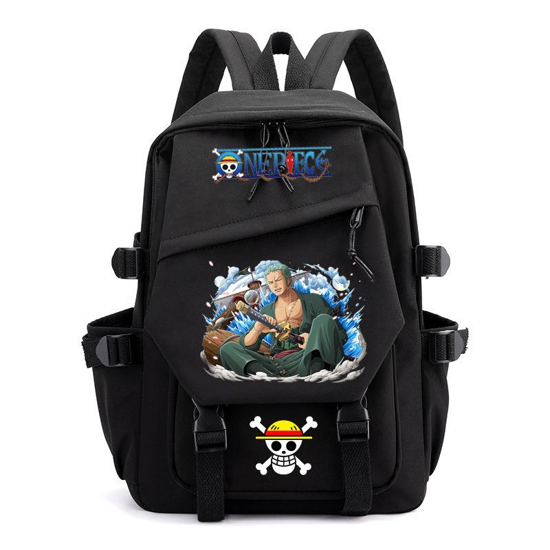 Anime peripheral ONE PIECE Luffy schoolbag Japanese retro backpack junior high school backpack computer bag