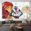 Walt Disney The Lion King Movie Poster Print Watercolor Simba Hakuna Matata Canvas Painting Wall Art Cartoon Animals Home Decor