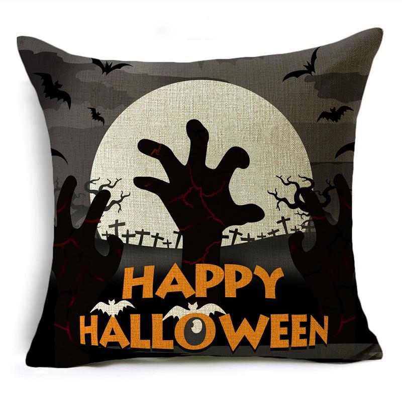New Halloween Series Pillow Cover Festive Atmosphere Home Sofa Cushion Cover 40*40cm/45*45cm/50*50cm