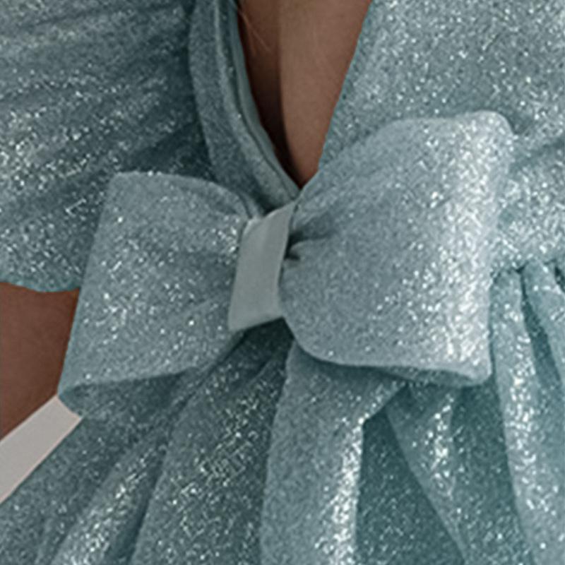 Платье принцессы с рукавами-пузырями, платье для крещения девочки-цветочницы для детской вечеринки, выступления на пианино, конкурса