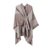 Ladies' Fashionable Knitted Shawl, High-end Travel Wear, Imitation Cashmere Cloak