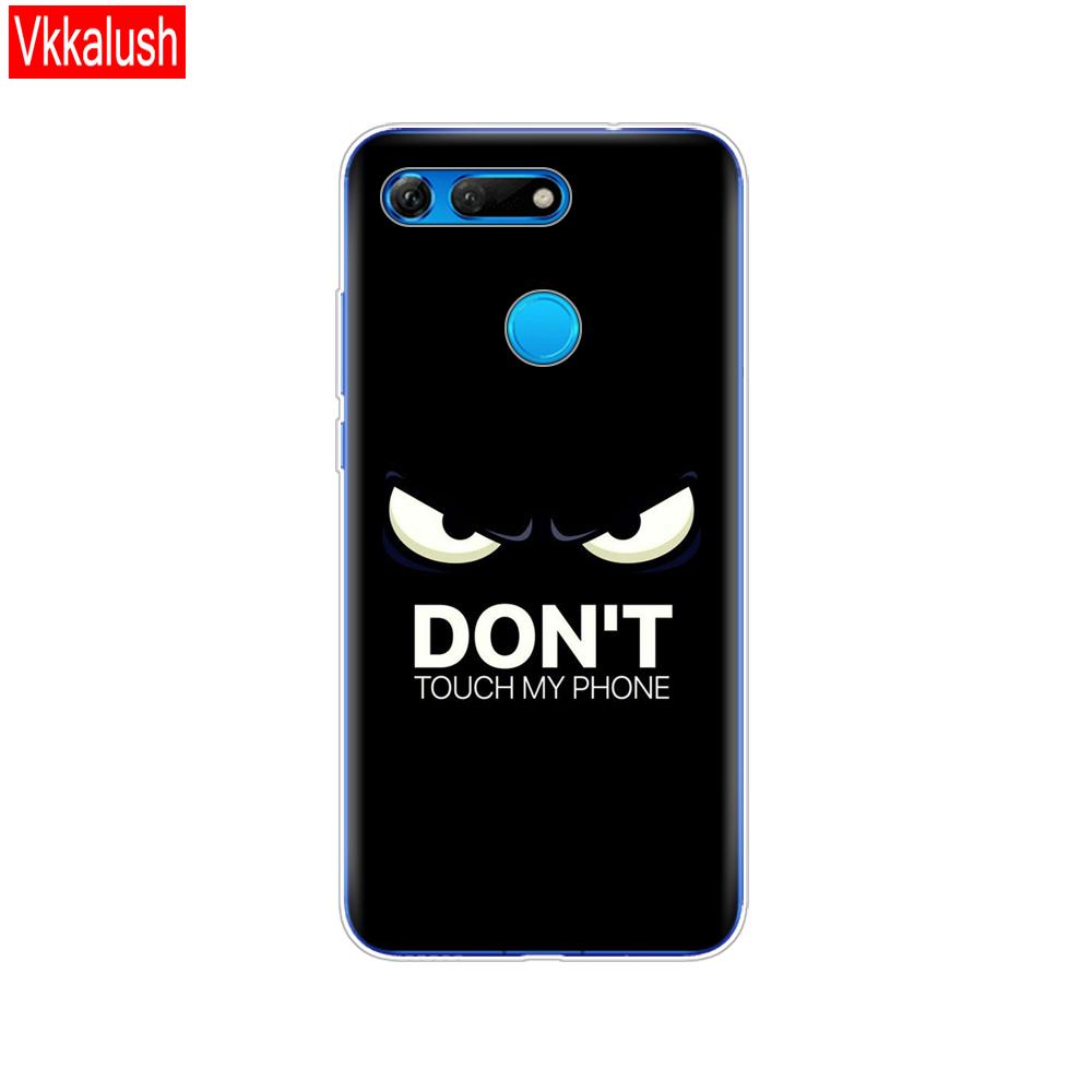 Силиконовый чехол для телефона для Huawei Honor View 20 V20, чехол из ТПУ, мягкий силиконовый чехол для Honor V20, чехол с милым животным узором