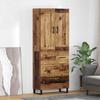 Highboard Reclaimed Wood 69.5 x 34 x 180 cm Particleboard