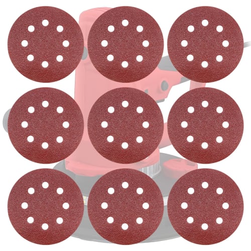 COYXiCE Sanding Disc, 180mm, 30 Sheets, #150 Grit, Waterproof, for Electric Sanders, 10 Holes, Round, Velcro, for Drywall, Ceilings, Walls, Car Repair