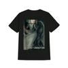 Funny Men's T-shirt Fashion Summer Short Sleeve Pattern Black T-shirt Retro Black Humorous Men's Gift