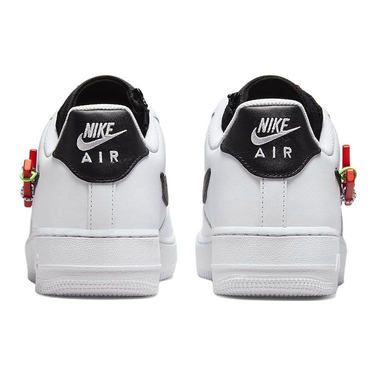 Nike Карабин Air Force 1 07 Premium — белые мужские кроссовки Habanero Red Pomegranate Black DH7579-100