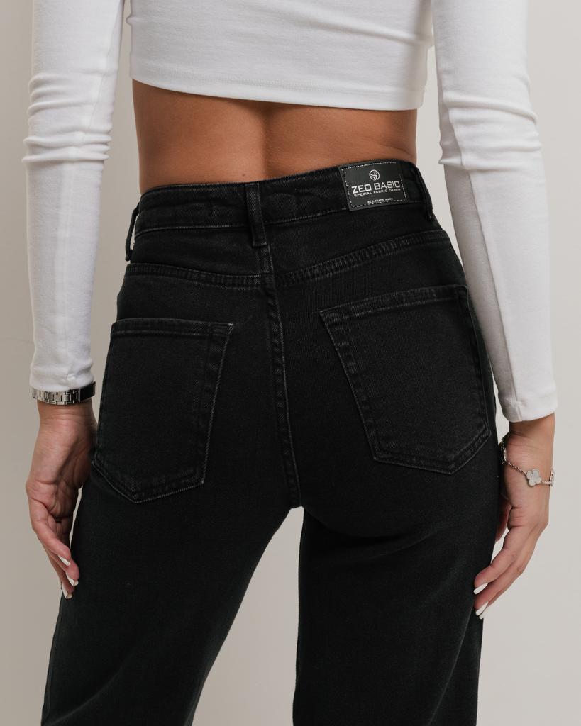 Джинсы прямые ZEO BASIC 4994 34 черные
