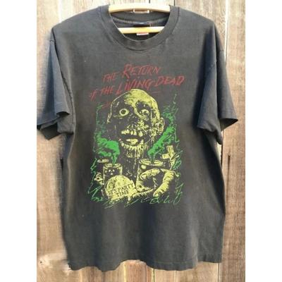 S The Return Of The Living Dead Movie Horror Graphic T Shirt Black