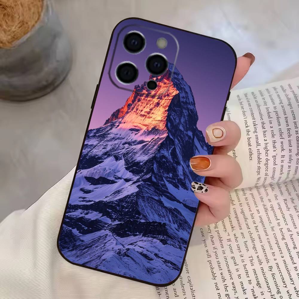 Zermatt Matterhorn Swiss Mountain Phone Case Silicone Soft For IPhone 17 16 15 14 13 12 11 X XR Plus Pro Max Plus