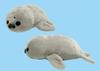 Amuse Fluffy Baby Seal Tsumire-chan Plush Toy, 24cm Long (Product Code: 703425)
