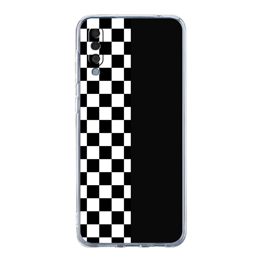 Чехол для телефона Samsung A56 A36 A26 A16 A14 A12 A22 A32 5G A34 A42 A52 A54 A50 A70 A40 A20E A20S A04S A06 Обложка художественный шахматный узор