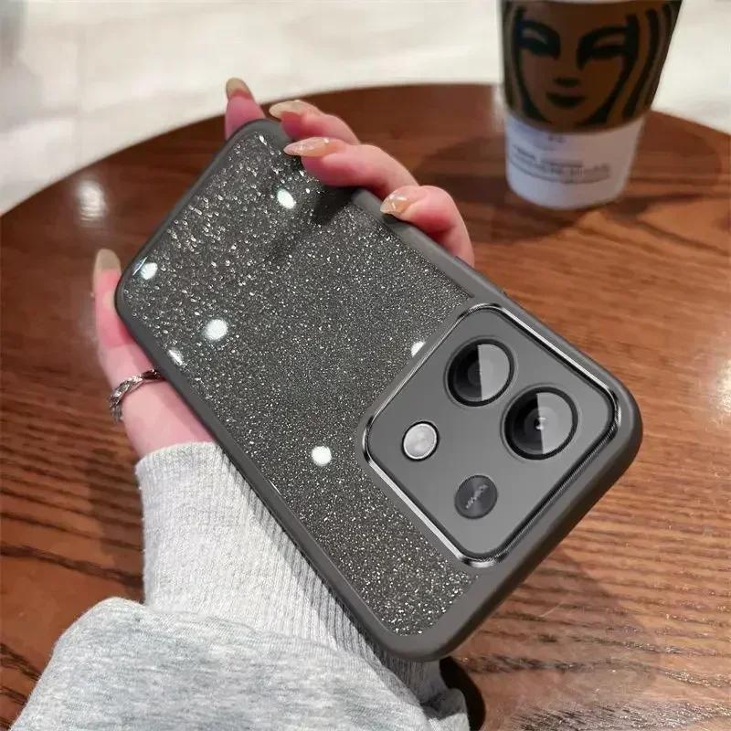 Защитный чехол для объектива камеры для POCO X7 Pro Redmi Turbo 4 Note 14 Pro Plus Note14 4G Блестящий силиконовый прозрачный ТПУ мягкий чехол для Xiaomi POCO X7pro