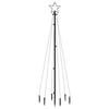 VidaXL Christmas Tree with Stake LED Christmas Tree Holiday Decoration Christmas Ornament Party Decoration Warm White 343550