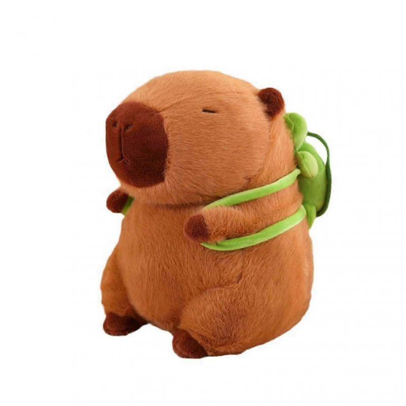 Detachable Turtles Backpack Capybaras Plush Toy Super Soft PP Cotton Hugging Doll Birthday Christmas Gift