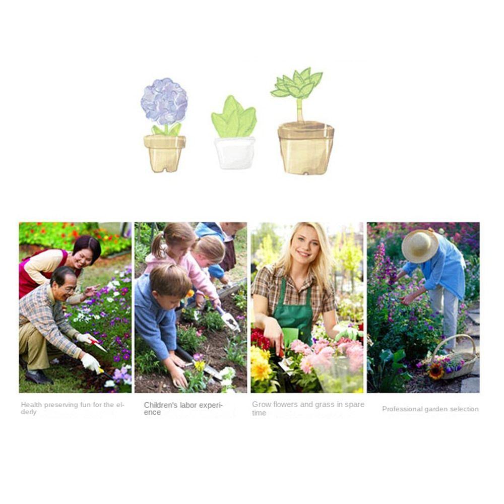 3Pcs Trowel Rake Shovel Children Garden Tool with Wooden Handle Small Shovel Rake Kit Yard