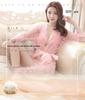 Lace Tulle Transparent Eyelash Lingerie Nightdress for Women