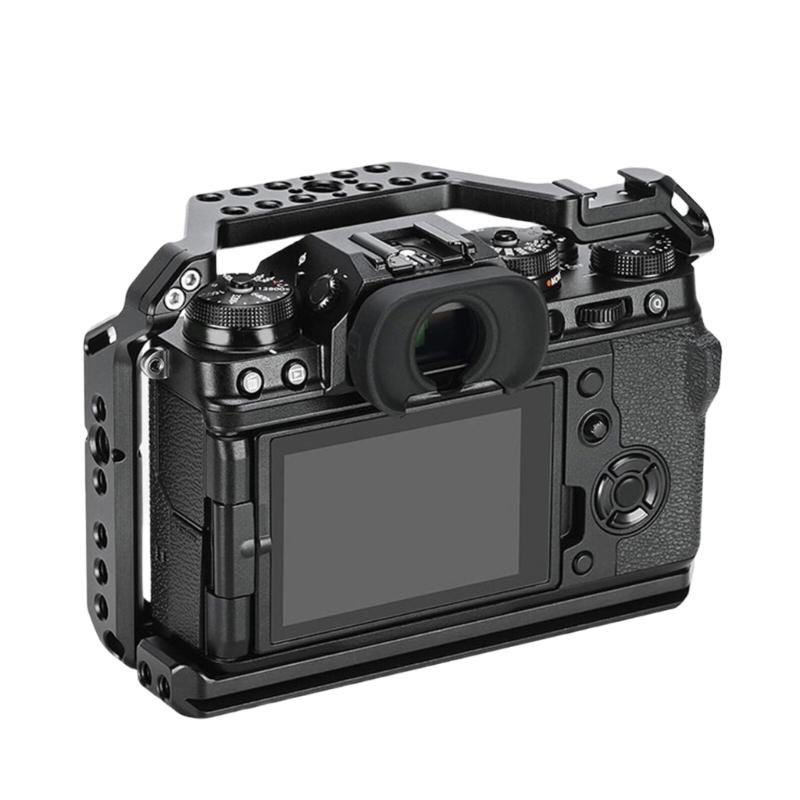 Stable Camera Protections Cage for X T4 Aluminum Alloy Construction Includes Rubber Pad Threaded Screws for Firm Hold