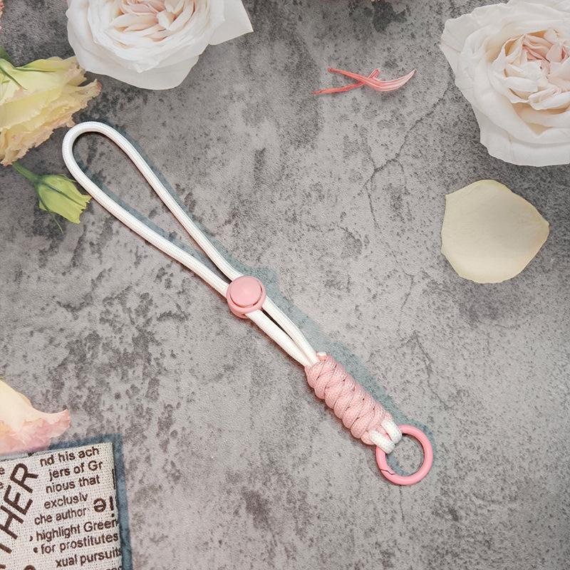 Цветной шнурок для телефона с узлом: Креативный короткий плетеный съемный ремешок-брелок против потери для чехлов для телефонов