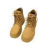 Модная женская обувь осень и зима ботинки Мартин британский стиль высокие ретро рабочие ботинки локомотивы толстая подошва большие желтые ботинки короткие ботинки