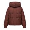 Short hooded padded jacket winter new slim fashion thickened versatile padded jacket  coat tide
