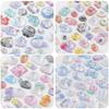 3D Cute Jelly Stickers Cartoon Animal Relief Sticker Scrapbook DIY 3D Stickers Car Refrigerator Phone Case Stickers
