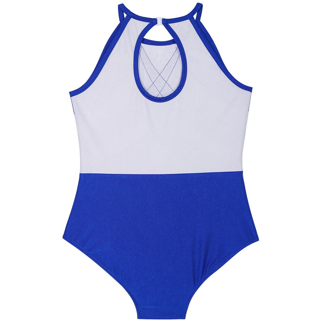 Дети Девочки Блестящие Стразы Гимнастика Спортивная Активная Одежда Фигурное Катание Балет Танцы Танцевальная Одежда Спортивные Тренировочные Боди