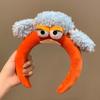 Colorful and Vibrant Big Eyes Plush Headband Hair Accessories Girls Cartoon Hairband  Daily