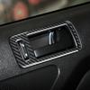 Real Carbon Fiber Car Interior Door Handle Cover For Ford Mustang 2009-2013