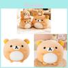 Плюшевая Подушка-Подушка для Кровати Rilakkuma с Мягким Наполнителем из ПП Хлопка для Комфорта Девочек и в Качестве Подарка