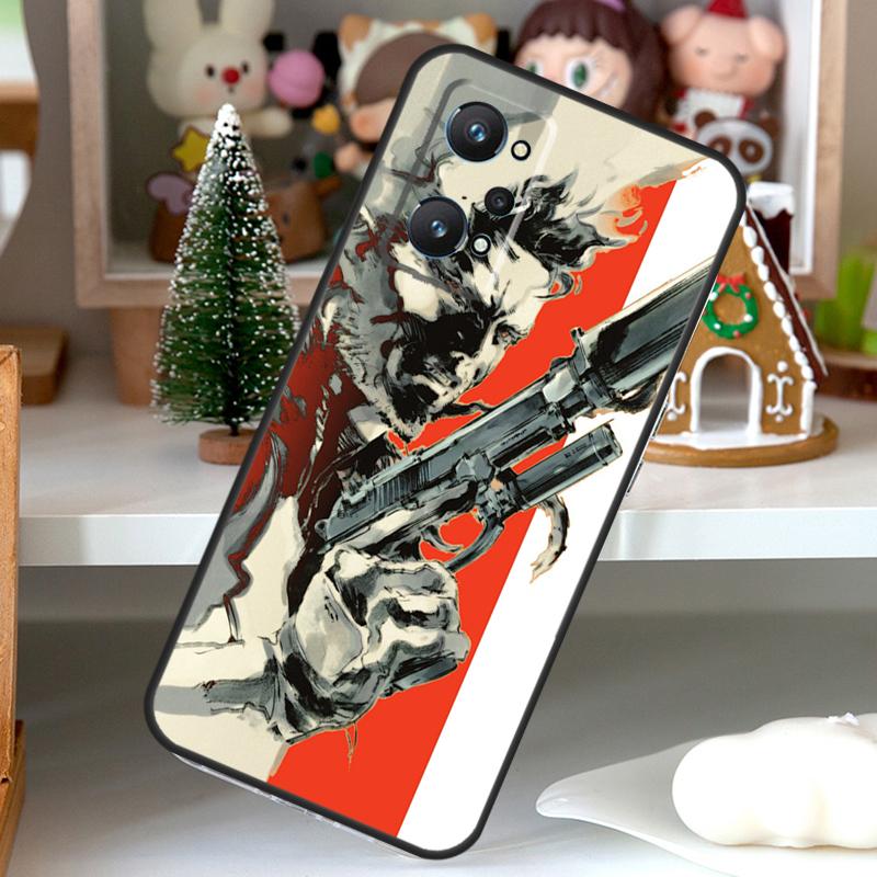 Чехол Metal Gear Solid для OPPO Realme C55 C35 C33 C31 C30 C25 C21Y C11 GT Neo 5 3T 2T Realme 10 9 11 Pro Plus