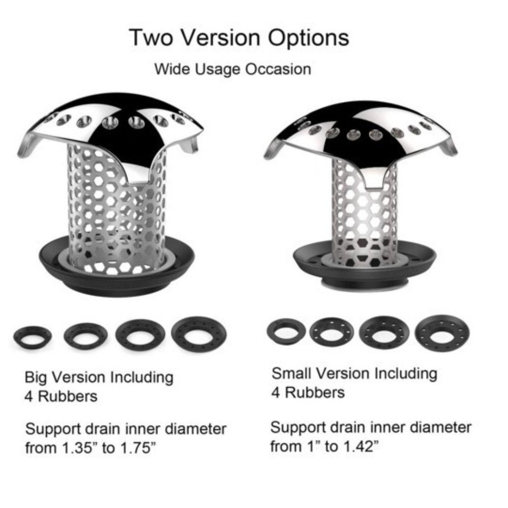 Sturdy Construction Hair Catcher Effective Design Bathroom Basin Sink Plug  For Kitchen