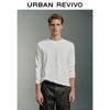UR Men's 2025 Spring Cotton Round Neck Long Sleeve T-Shirt UMM450030