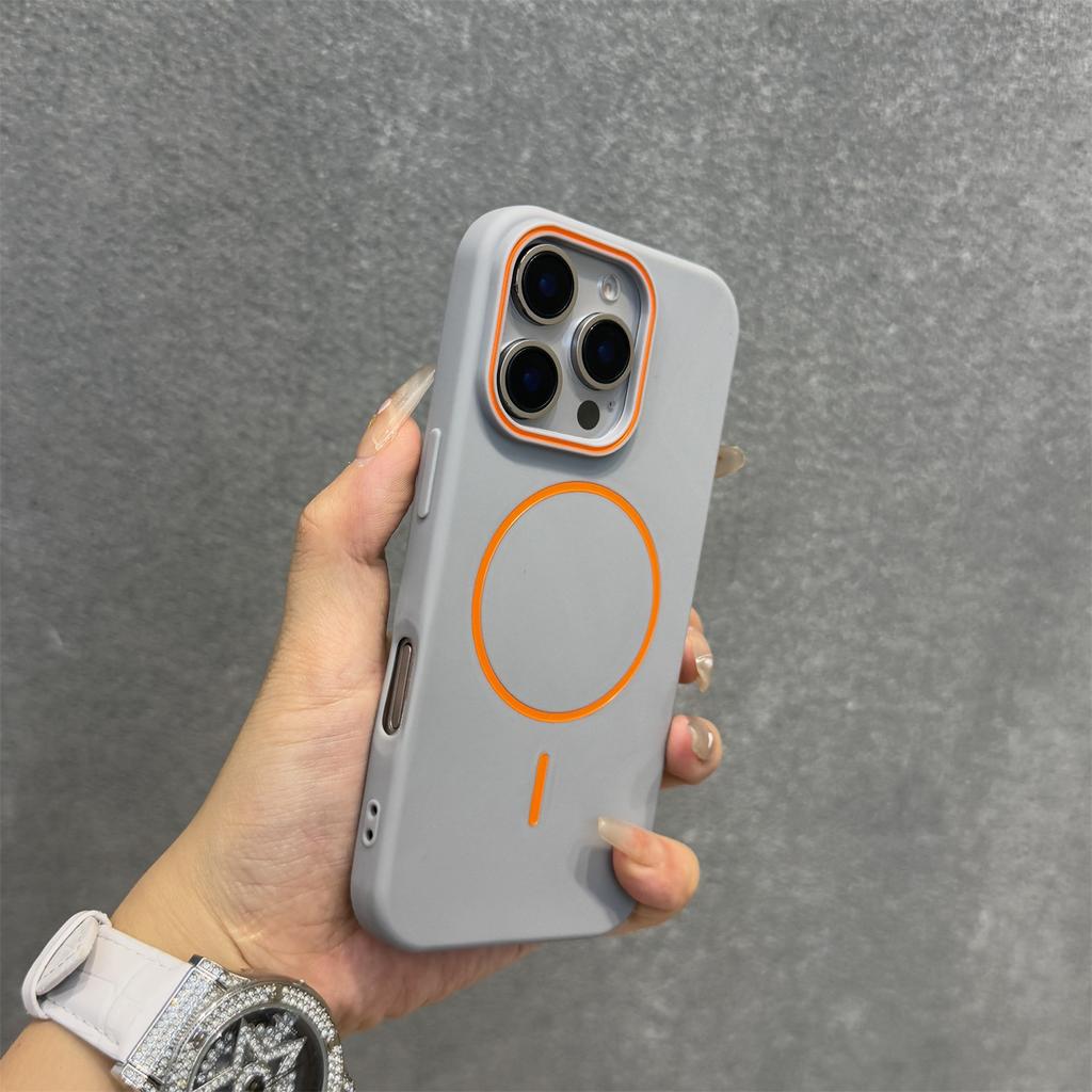 Matte Soft Silicone For Magsafe Magnetic Case for iPhone 16 16E 15 14 13 12 Pro Max 11 Hit Color Shockproof Bumper Cover