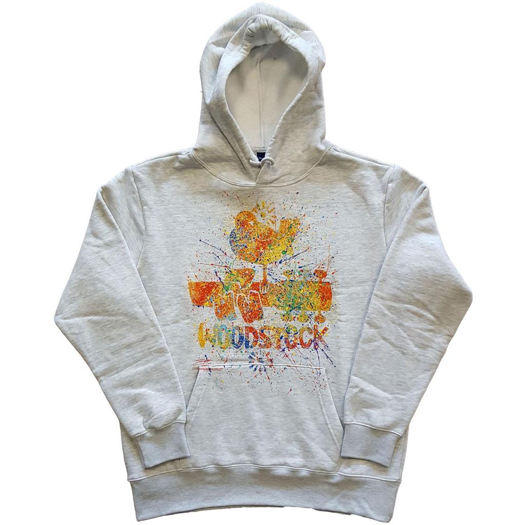 Woodstock Толстовка с капюшоном унисекс для взрослых с брызгами