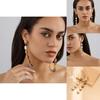 Fashionable Geometric Alloy Earrings For Women Chic Street Style 2023