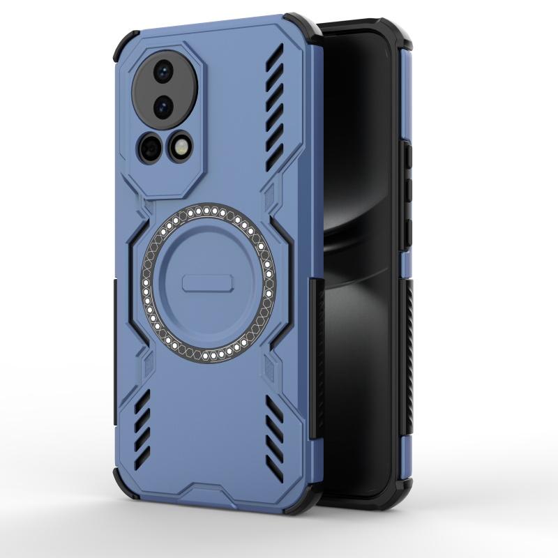 Чехол-накладка для Huawei Nova 13 Huawei Nova 13 Capa Магнитный с кольцом Жесткий Противоударный Magsafe Беспроводная зарядка Fundas Huawei Nova 13