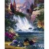 DIY Landscape 5D Diamond Painting Full Round Drill Resin Scenic Diamond Embroidery Cross Stitch Mosaic Resin Wall Art Home Decor