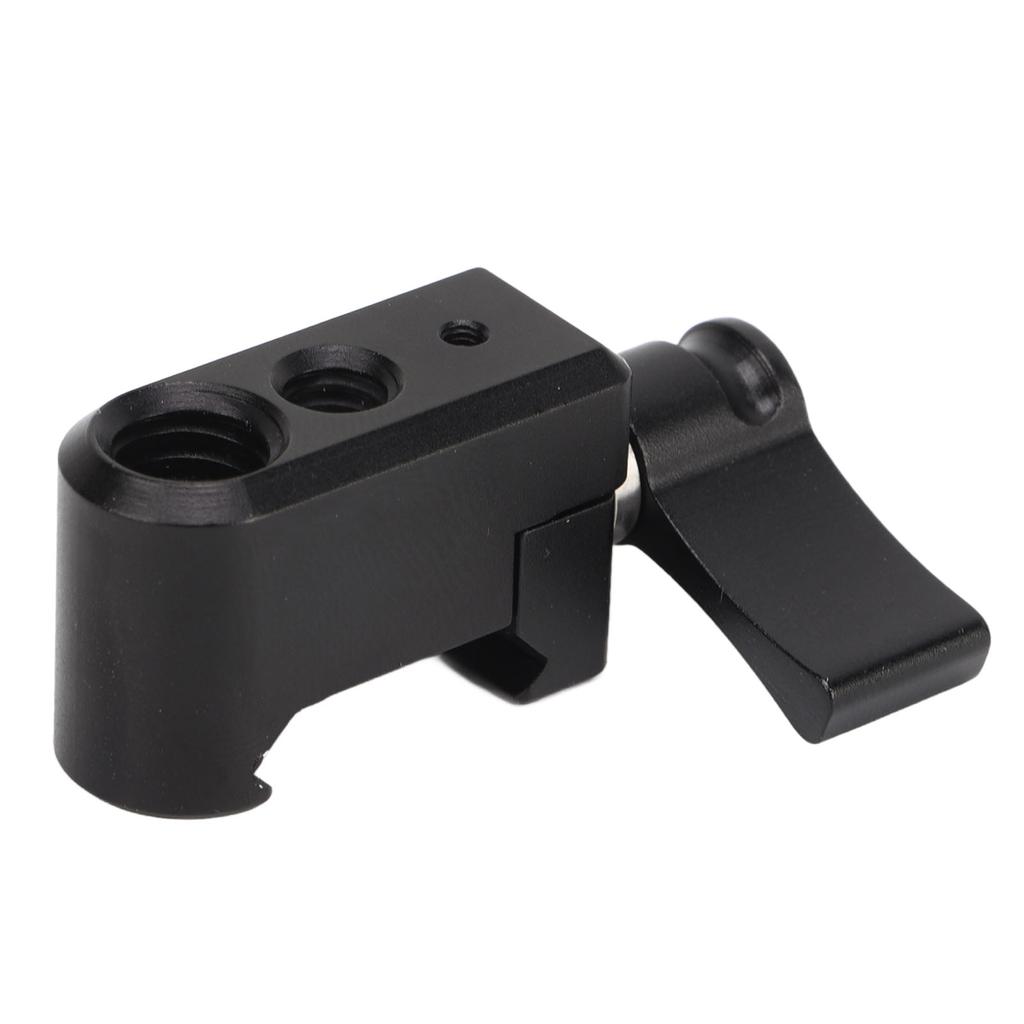 for NATO Rail Clamp Aluminum Alloy Camera Cage Extension Quick Release Clamp with 1 4 Inch 3 8 Inch Screw Hole for Vlog