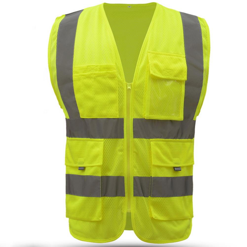 Строительный жилет с высокой степенью безопасности, светоотражающий светоотражающий жилет