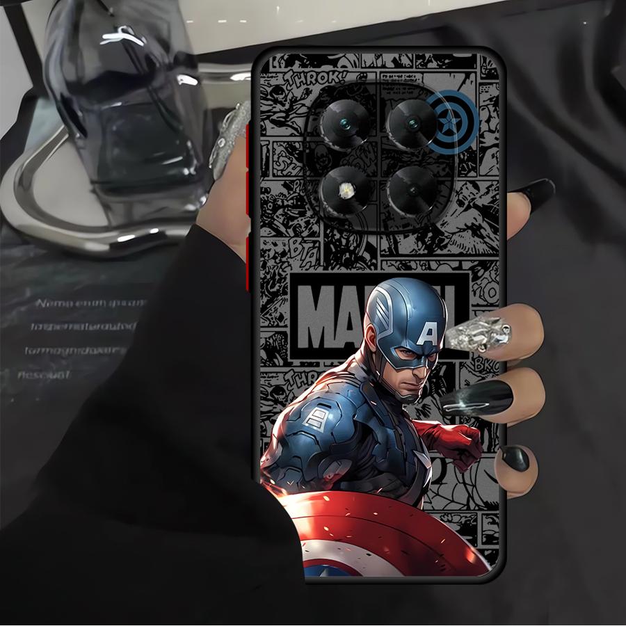 Чехол для телефона Funda для Xiaomi Redmi Note 14 11 14C 9S 12 A4 10 13 Pro Plus 13C Marvel Deadpool Sipiderman