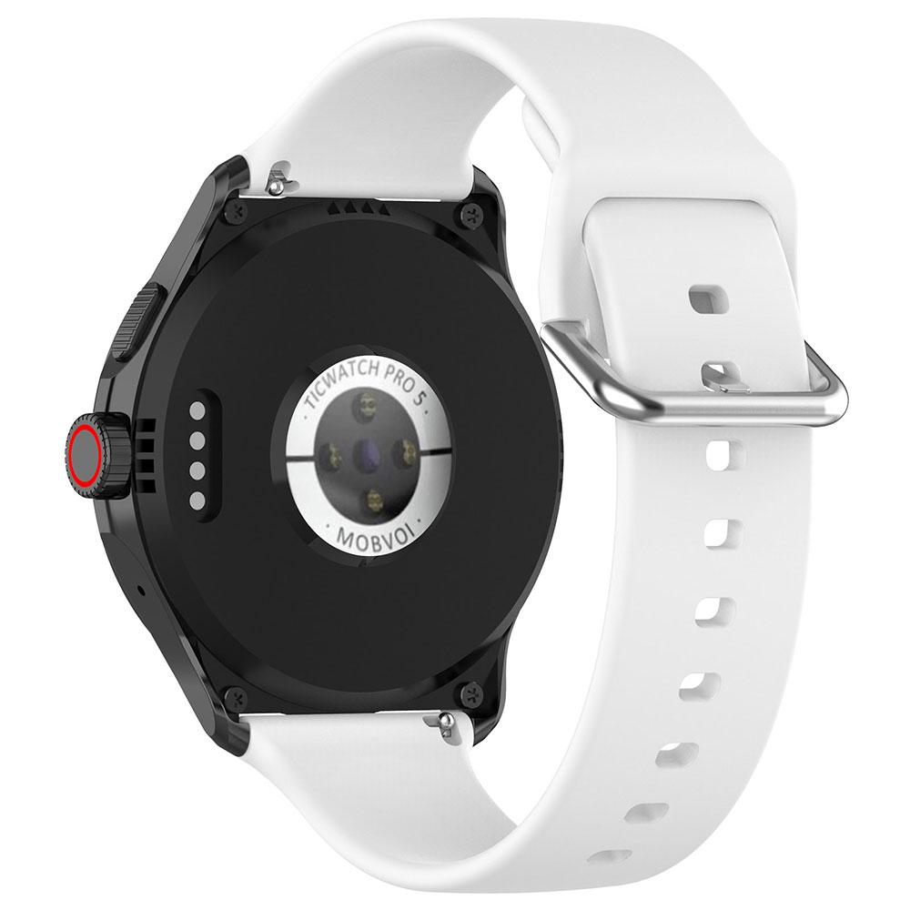 24mm Silicone Sport Watchband For TicWatch Pro 5 Wristband Replacement Strap For TicWatch Pro 5 Smart Watchband Bracelet Correa
